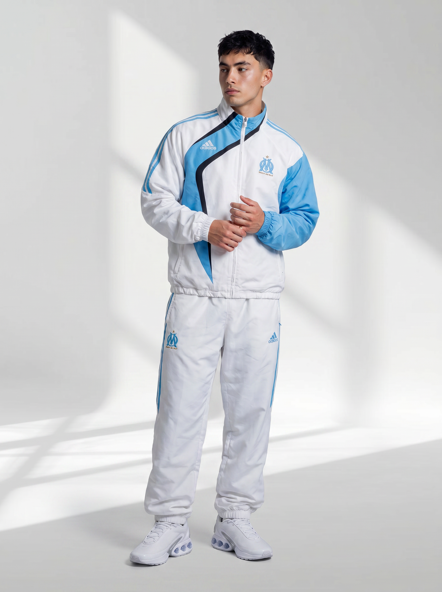 Adidas Olympique Marseille Tracksuit -M-