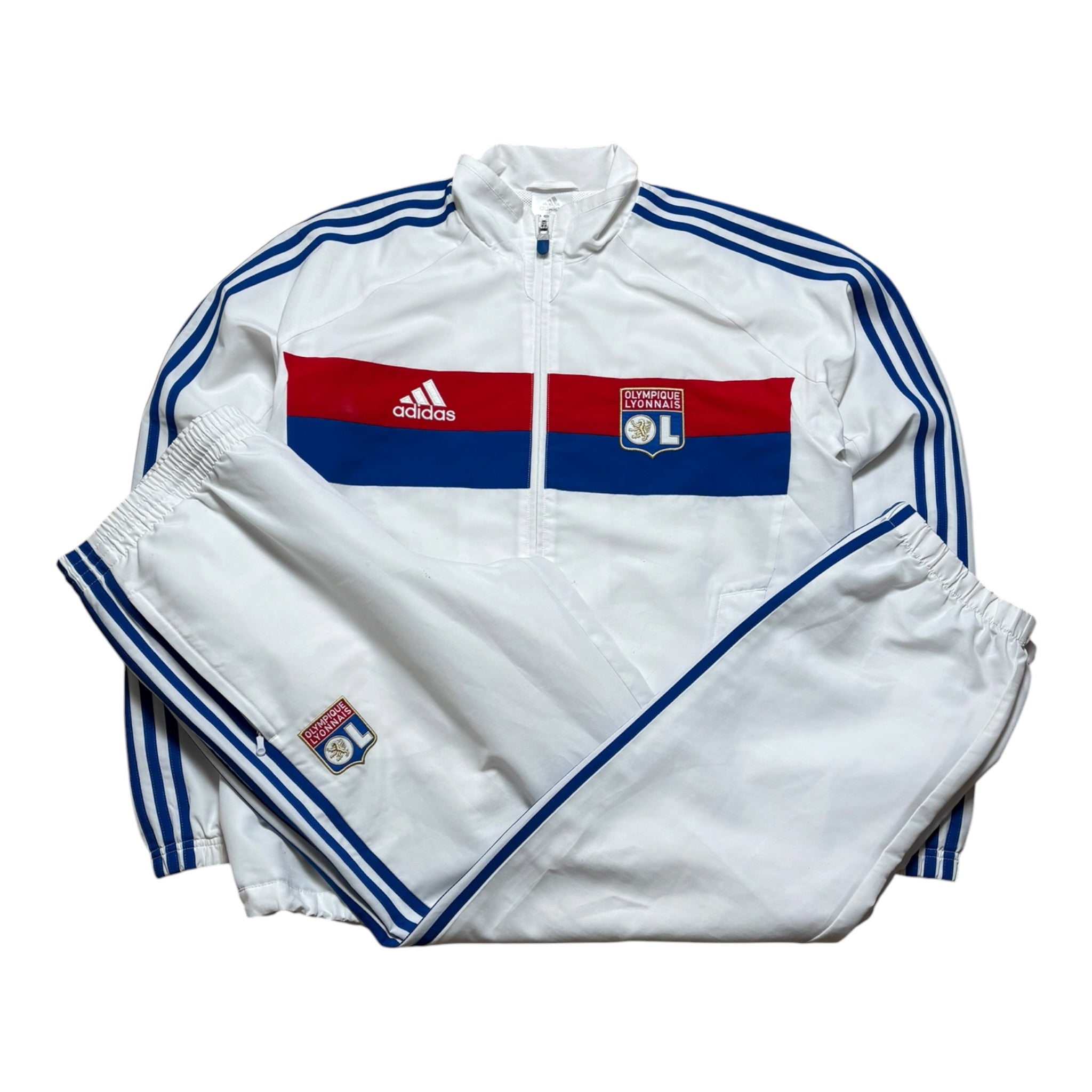 Adidas Olympique Lyon Tracksuit -L-