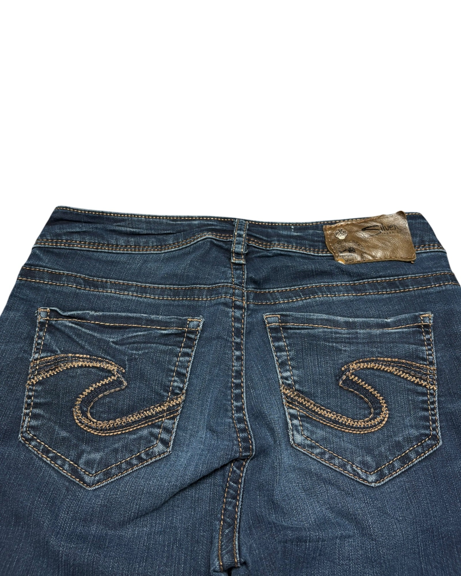 Silver Mid Straight Jeans -S-
